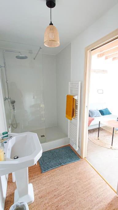 Longere Tinyhouse Avec Son Jardin-Foret Saint-Just  외부 사진